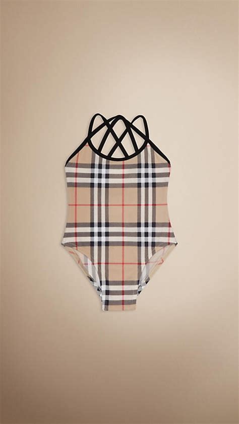 baby burberry bathing suit